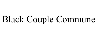 BLACK COUPLE COMMUNE