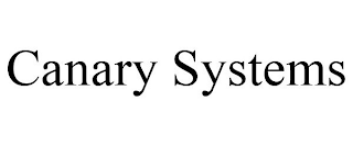 CANARY SYSTEMS