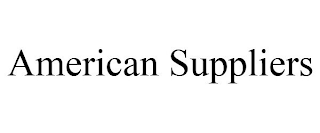 AMERICAN SUPPLIERS