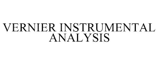 VERNIER INSTRUMENTAL ANALYSIS