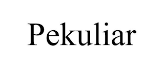 PEKULIAR