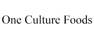 ONE CULTURE FOODS