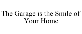 THE GARAGE IS THE SMILE OF YOUR HOME