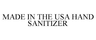 MADE IN THE USA HAND SANITIZER