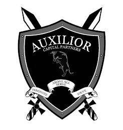 AUXILIOR CAPITAL PARTNERS INNOVATE ABOVE ALL SERVE SOLVE