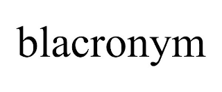 BLACRONYM