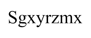 SGXYRZMX