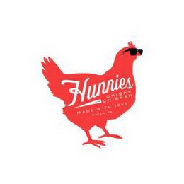 HUNNIES CRISPY CHICKEN MADE WITH LOVE PHILA . PA