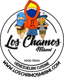 LOS CHAMOS MIAMI FOOD TRUCK VENEZUELAN CUISINE WWW.LOSCHAMOSMIAMI.COM