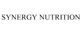 SYNERGY NUTRITION