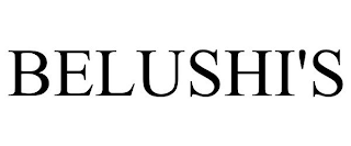 BELUSHI'S