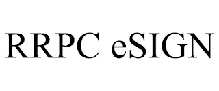 RRPC ESIGN