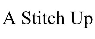 A STITCH UP