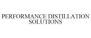 PERFORMANCE DISTILLATION SOLUTIONS