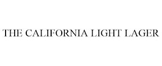 THE CALIFORNIA LIGHT LAGER