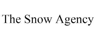 THE SNOW AGENCY