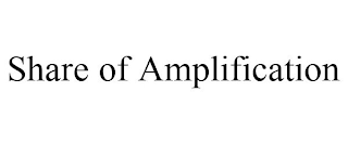 SHARE OF AMPLIFICATION