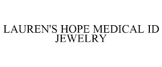 LAUREN'S HOPE MEDICAL ID JEWELRY