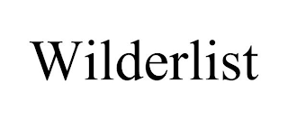 WILDERLIST