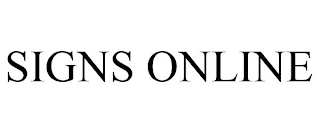 SIGNS ONLINE