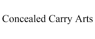 CONCEALED CARRY ARTS