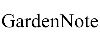 GARDENNOTE