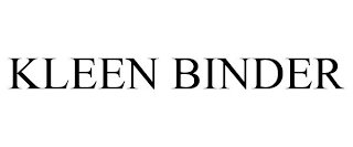 KLEEN BINDER