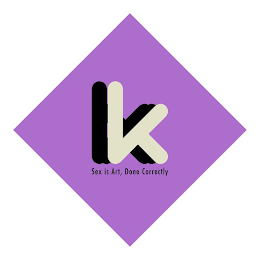 KX SEX IS ART, DONE CORRECTLY