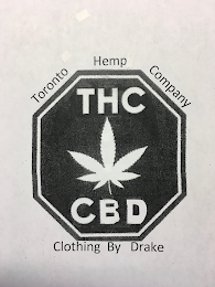 THC CBD TORONTO HEMP COMPANY CLOTHING BY DRAKE