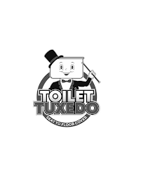 TOILET TUXEDO SEAT TO FLOOR COVER