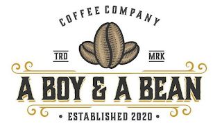 A BOY & A BEAN COFFEE COMPANY · ESTABLISHED 2020 · TRD MRK