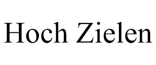 HOCH ZIELEN