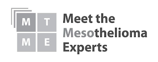 MTME MEET THE MESOTHELIOMA EXPERTS