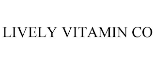 LIVELY VITAMIN CO