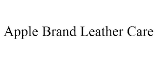 APPLE BRAND LEATHER CARE