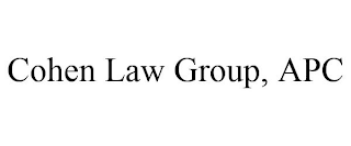 COHEN LAW GROUP, APC