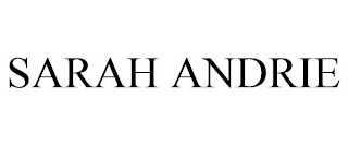 SARAH ANDRIE