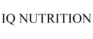 IQ NUTRITION