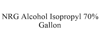 NRG ALCOHOL ISOPROPYL 70% GALLON