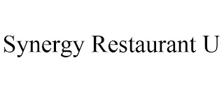 SYNERGY RESTAURANT U