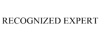 RECOGNIZED EXPERT