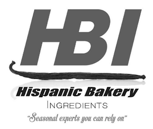 HBI HISPANIC BAKERY INGREDIENTS "SEASONAL EXPERTS YOU CAN RELY ON"