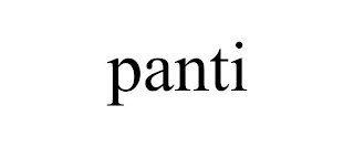 PANTI