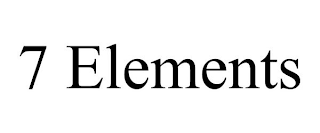 7 ELEMENTS