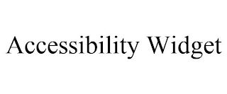 ACCESSIBILITY WIDGET
