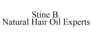 STINE B. NATURAL HAIR OIL EXPERTS