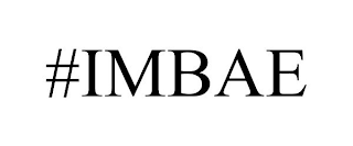 #IMBAE