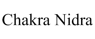 CHAKRA NIDRA