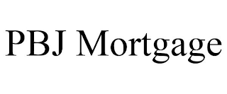 PBJ MORTGAGE