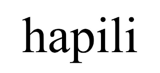 HAPILI